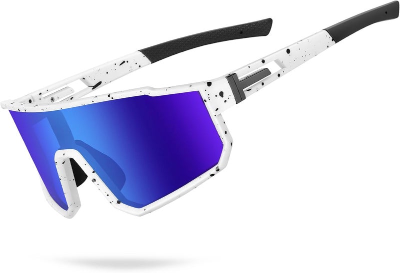 Derowern Youth Baseball Sunglasses, Kids Polarized Sports Sunglasses,UV400 Protection Glasses for Boys Girls Softball Cycling - Image 1